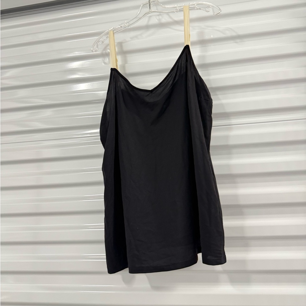 ECI black silk cami top 22